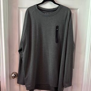 Russell Athletic Gray Long Sleeve Tee